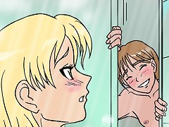 Having Sex With His Partner While Showering