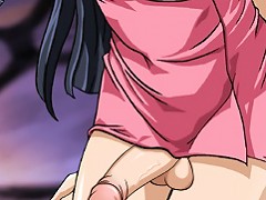 Yuri Gets Covered In Cum In Futanari Style